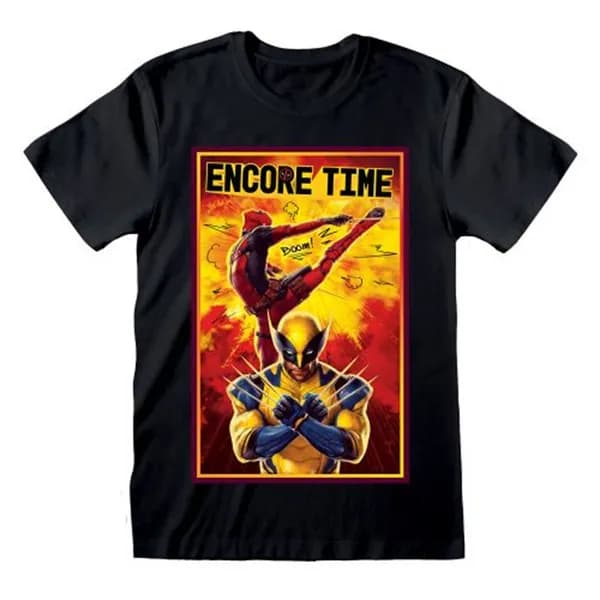 Deadpool Deadpool & Wolverine - Encore Time T-Shirt Black S Men