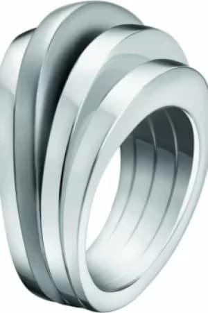 Ladies Calvin Klein Stainless Steel Size N Breathe Ring KJ3DMR080107