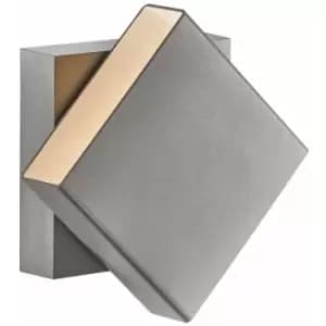 Nordlux Turn LED Dimmable Outdoor Up Down Wall Lamp Grey, IP54, 2700K