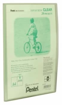 Pentel Recy A4 Disp Bk Clr 20pkt L/green - 20 Pack