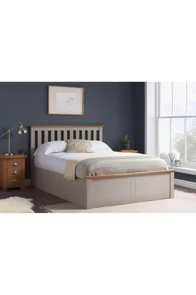 Birlea Phoenix King Ottoman Bed - Grey PHOTB5PEGV4