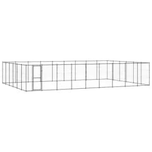 Vidaxl Outdoor Dog Kennel Steel 65.34 M