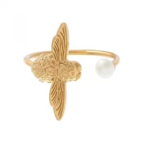 Olivia Burton Pearl Bee Ring