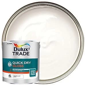 Dulux Trade Quick Dry Gloss Pure Brilliant White 2.5L