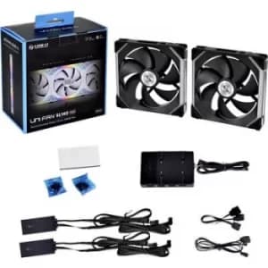Lian Li UF-SL140-2B PC fan Black (W x H x D) 140 x 140 x 25 mm