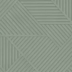 Holden Decor Wood Geo Sage Wallpaper