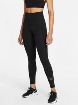 Nike The One Icon Clash Leggings - Black, Size S, Women