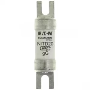Bussmann NITD20 20A 550Vac BS88 Bolted Tag A1 British Standard Fuse