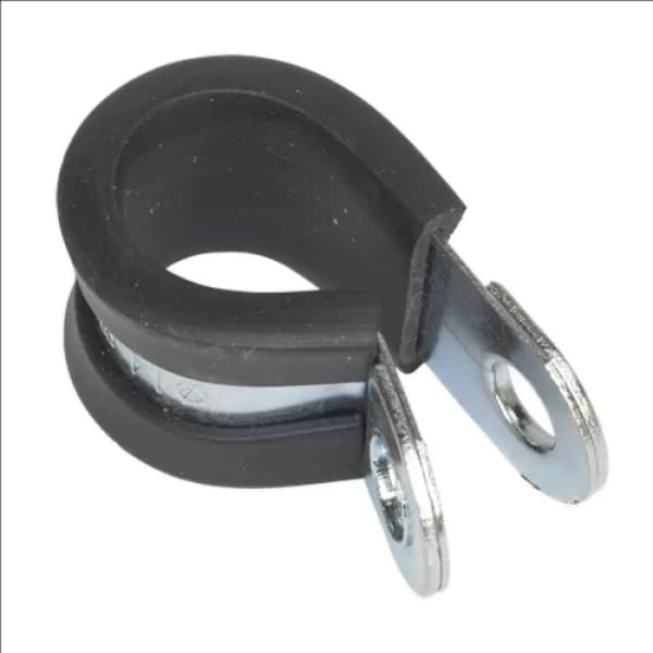 Genuine SEALEY PCJ13 P-Clip Rubber Lined Ø13mm Pack of 25
