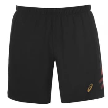 Asics Icon Shorts Mens - Black/Red