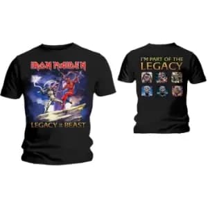 Iron Maiden - Legacy Beast Fight Unisex XX-Large T-Shirt - Black