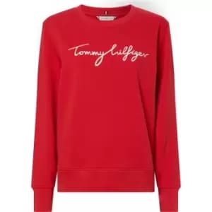 Tommy Hilfiger Tommy Graphic Sweater Womens - Red