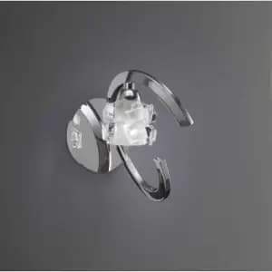 Wall light Ice 1 bulb G9 polished chrome