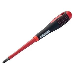 Bahco ERGO VDE Insulated Screwdriver, Phillips PH2 x 100mm