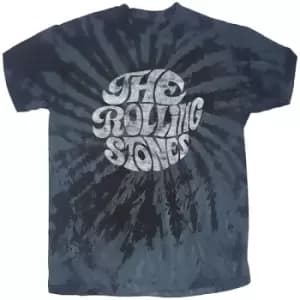 The Rolling Stones - 70's Logo Unisex XX-Large T-Shirt - Black