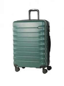 Rock Luggage Synergy Medium 8 Wheel Forest Green Suitcase