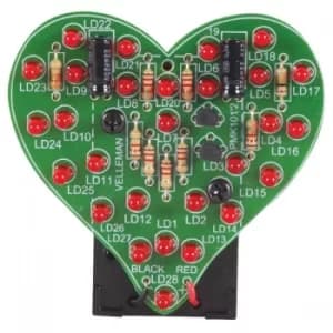 Velleman MK101 Flashing LED Sweetheart Kit