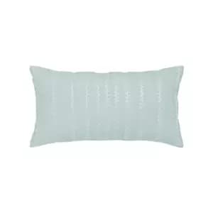 Sanderson - Options Etchings & Roses Cushion 50x30cm Duck Egg