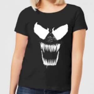 Venom Bare Teeth Womens T-Shirt - Black