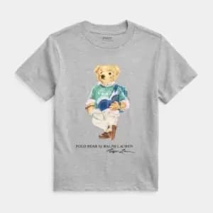 Polo Ralph Lauren Boys' Bear Detail Cotton-Jersey T-Shirt - 4 Years