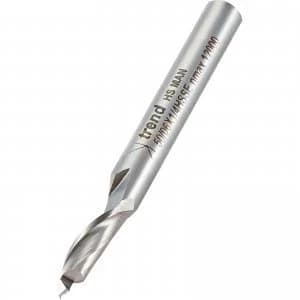 Trend Aluminium UPVC Single Flute Helical Upcut Cutter 6mm 14mm 1/4"