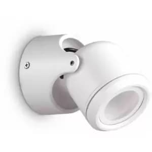 Netlighting Xeno 1 Light Outdoor Wall Light White IP44, GU10