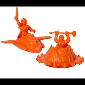 Orange 4 Pack Masters of the Universe MUSCLE Figures