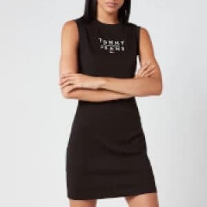 Tommy Jeans Womens Logo Tank Dress - Black - M
