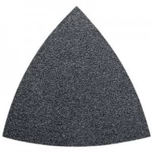 Fein 63717084041 Delta grinder blade Hook-and-loop-backed, Unperforated Grit size 100 Width across corners 80 mm 5 pcs