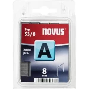 Fine wire staple A 53/8 SH (2000 St) 2000 pc(s) Novus 102269801 Dimensions (L x W) 8mm x 11.3 mm