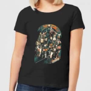 Marvel Avengers Infinity War Avengers Team Womens T-Shirt - Black