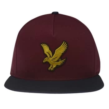 Lyle and Scott Colour Eagle Cap - Red