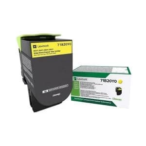 Lexmark 71B20Y0 Yellow Laser Toner Ink Cartridge