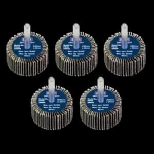 Sealey Flap Wheel 40 x 20mm 60Grit 6mm Shaft - Pack of 5 - FW4020605