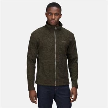 Regatta Eilon Full Zip Fleece Jacket - DkKhk/BlkMrl