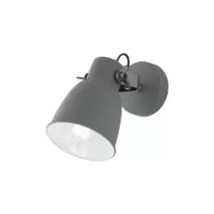 Netlighting Legend Wall Reading Task Light, Grey, White, Nickel, E27