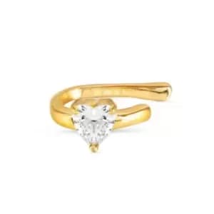 Nomination Sentimental Gold Plated Heart CZ Ear Cuff