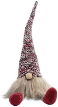 ST Helens H&G Fabric Santa-Gonk Decoration - Multi Colour Hat