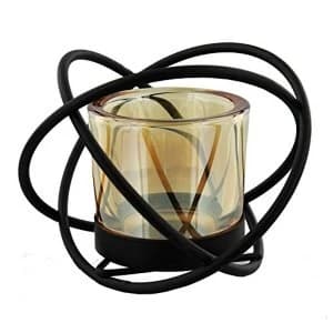 Hestia Metal Swirl Tealight Holder