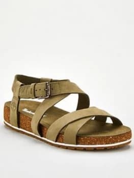 Timberland Malibu Waves Strap Flat Sandal - Olive