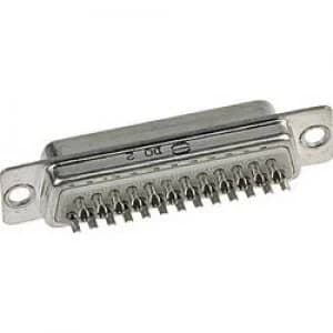 D SUB pin strip 180 Number of pins 15 Solder bucket Harting