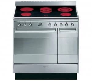 SMEG Concert SUK92CMX9 90cm Electric Ceramic Range Cooker