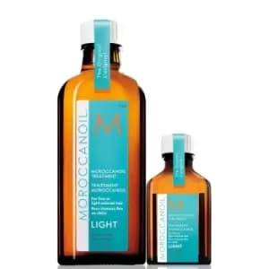 Moroccanoil Treatment Light 100ml with Moroccanoil Treatment Light 25ml