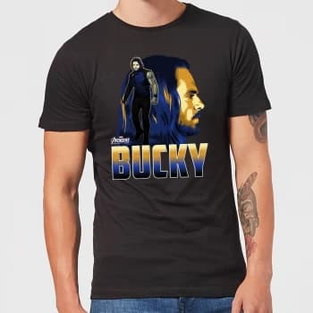 Avengers Bucky Mens T-Shirt - Black - 3XL - Black