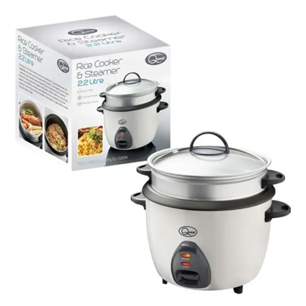 Quest 2.2L Rice Cooker & Steamer