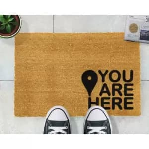 Artsy Doormats You Are Here Doormat