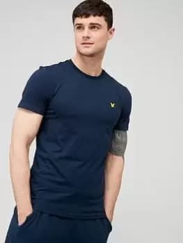 Lyle & Scott Fitness Fitness Martin Short Sleeve T-Shirt - Navy Size M Men