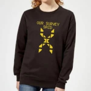 Family Fortunes Our Survey Said Womens Sweatshirt - Black - 5XL