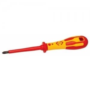 C.K Tools Dextro Pozi Drive Star Head VDE Insulated Screwdriver - PZ0