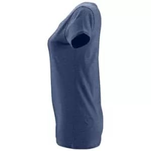 SOLS Womens/Ladies Milo Heather T-Shirt (L) (Denim)